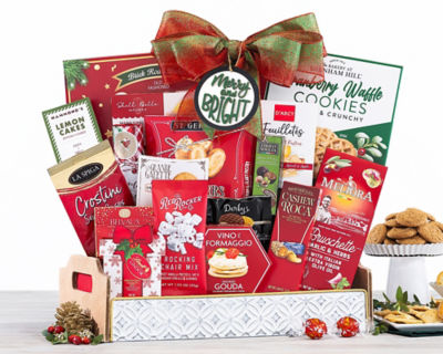Suggestion - Merry and Bright Gourmet Gift Basket 
