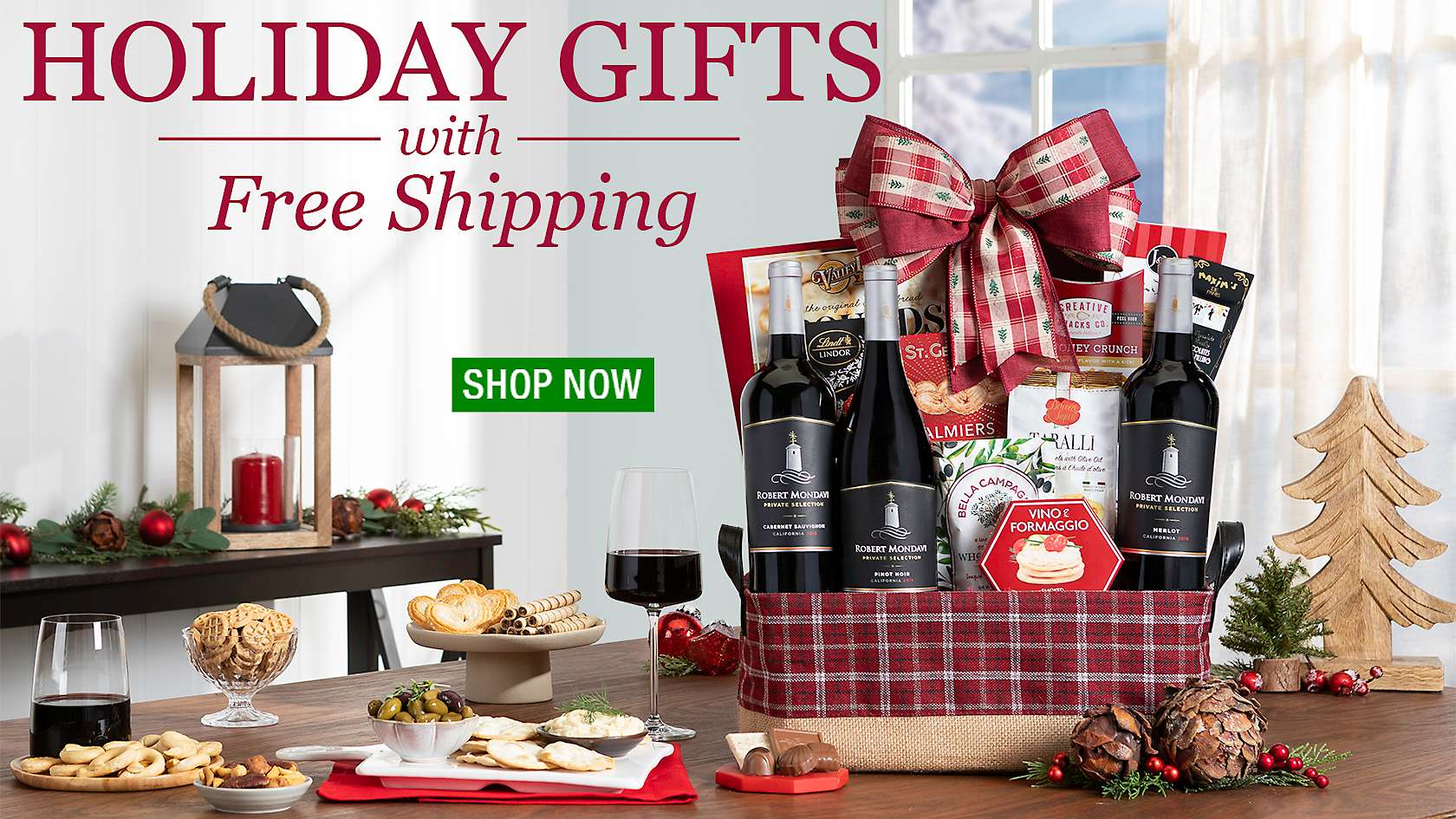 Holiday gifts with free shipping
