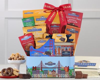 Item 357 - Deluxe Ghirardelli Chocolate Gift Basket FREE SHIPPING 29% Save Original Price is $ 175.00