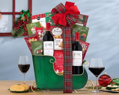 Item 727 - Vintners Path Red Wine Holiday Sleigh FREE SHIPPING 25% Save Original Price is $ 100.00