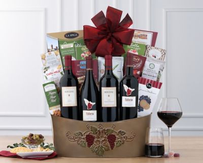 Item 888 - Napa Valley and Sonoma Red Wine Gift Basket FREE SHIPPING 30% Save Original Price is $ 495.00
