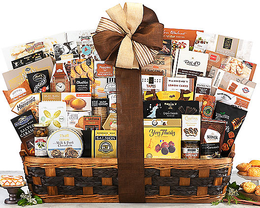 Savory Cutting Board Gift Collection Gift Basket at Van's Gifts